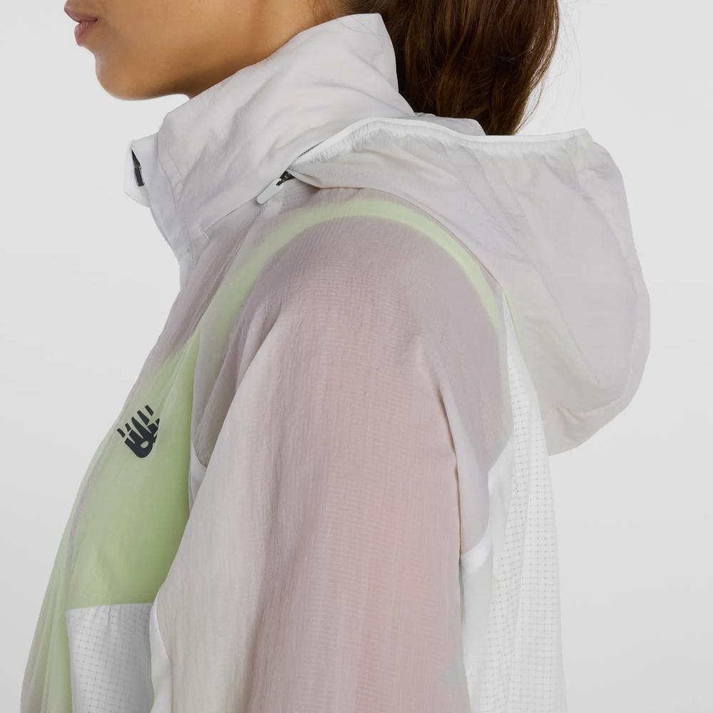 Kurtka damska New Balance WJ61J326GYM - szara