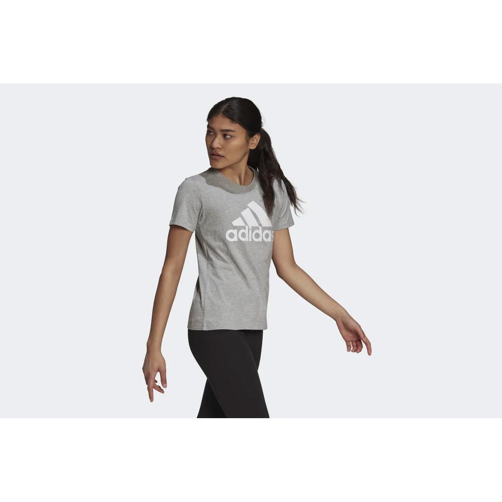 Koszulka adidas Loungewear Essentials Logo Tee H07808 - szara