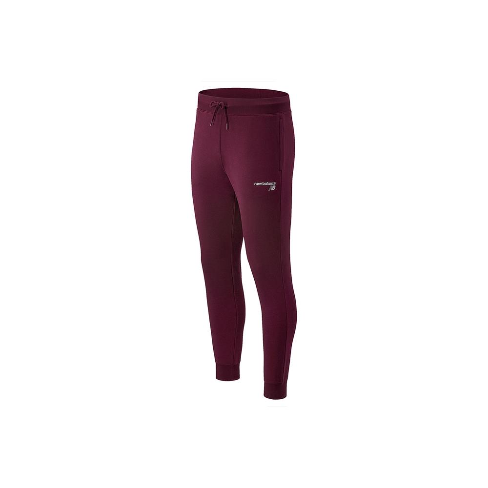 Spodnie dresowe New Balance MP03904BG - bordowe