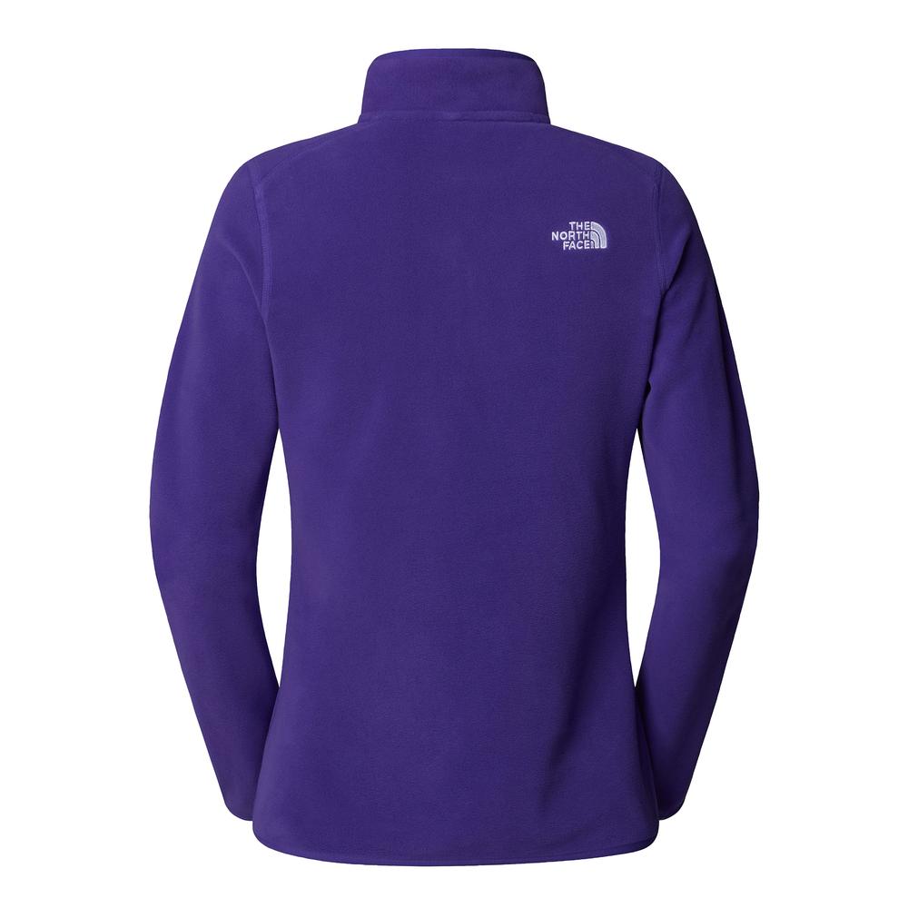 Bluza The North Face 100 Glacier 1/4 Zip Fleece 0A855MNL41 - fioletowa