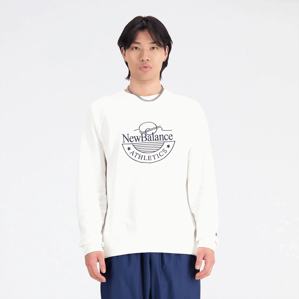 Bluza New Balance MT33506SST - biała