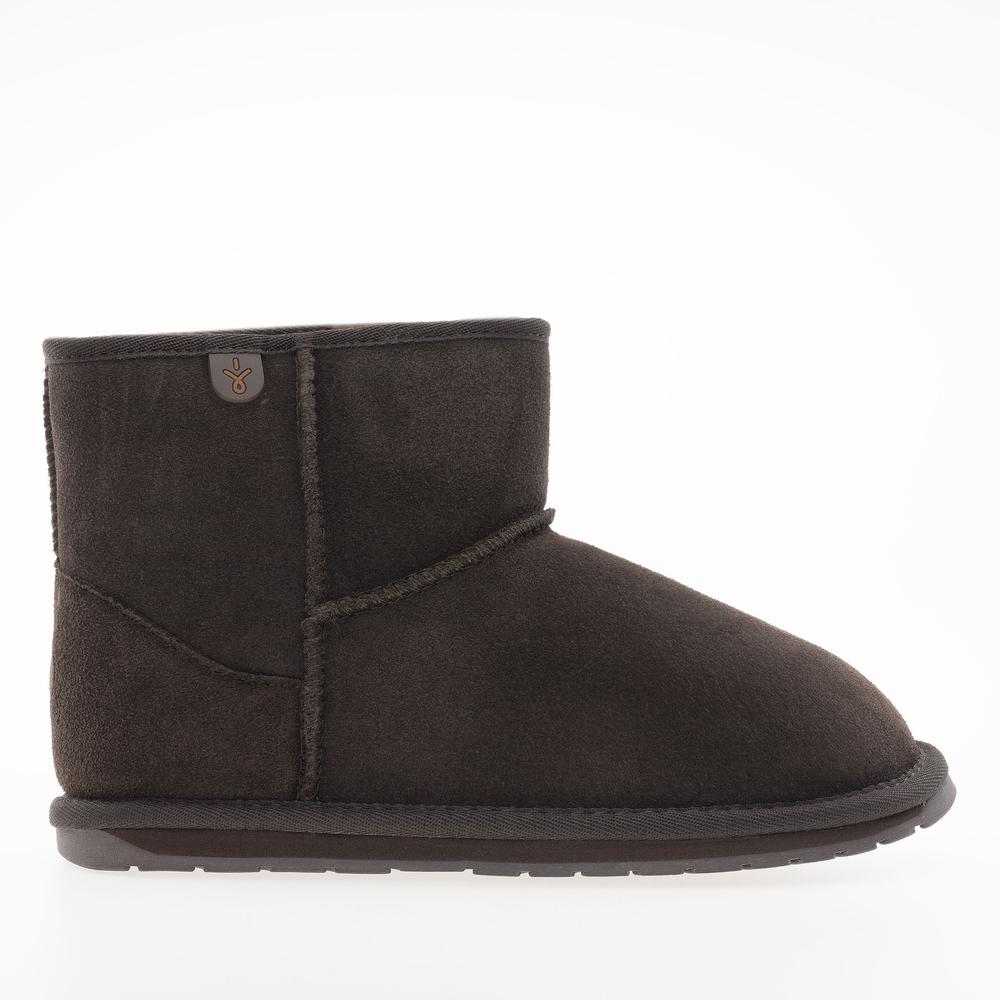 Buty dziecięce Emu Australia Wallaby Mini K10103CHOC - brązowe