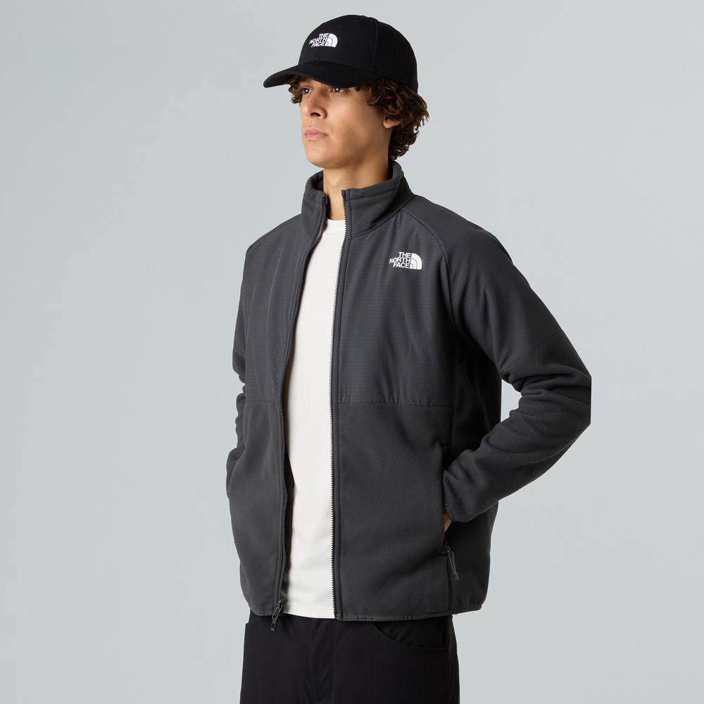 Bluza męska The North Face 100 Glacier Heavyweight Full-Zip Fleece 0A89JGU8M1 - czarna