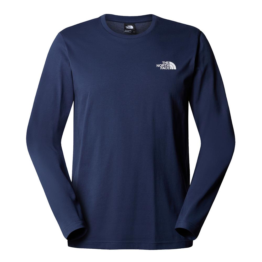 Koszulka The North Face Simple Dome 0A87QN8K21 - granatowa