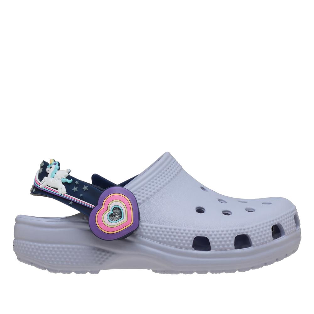 Klapki dziecięce Crocs Imagination Lights Backstrap Clog 211892-5BO - niebieskie