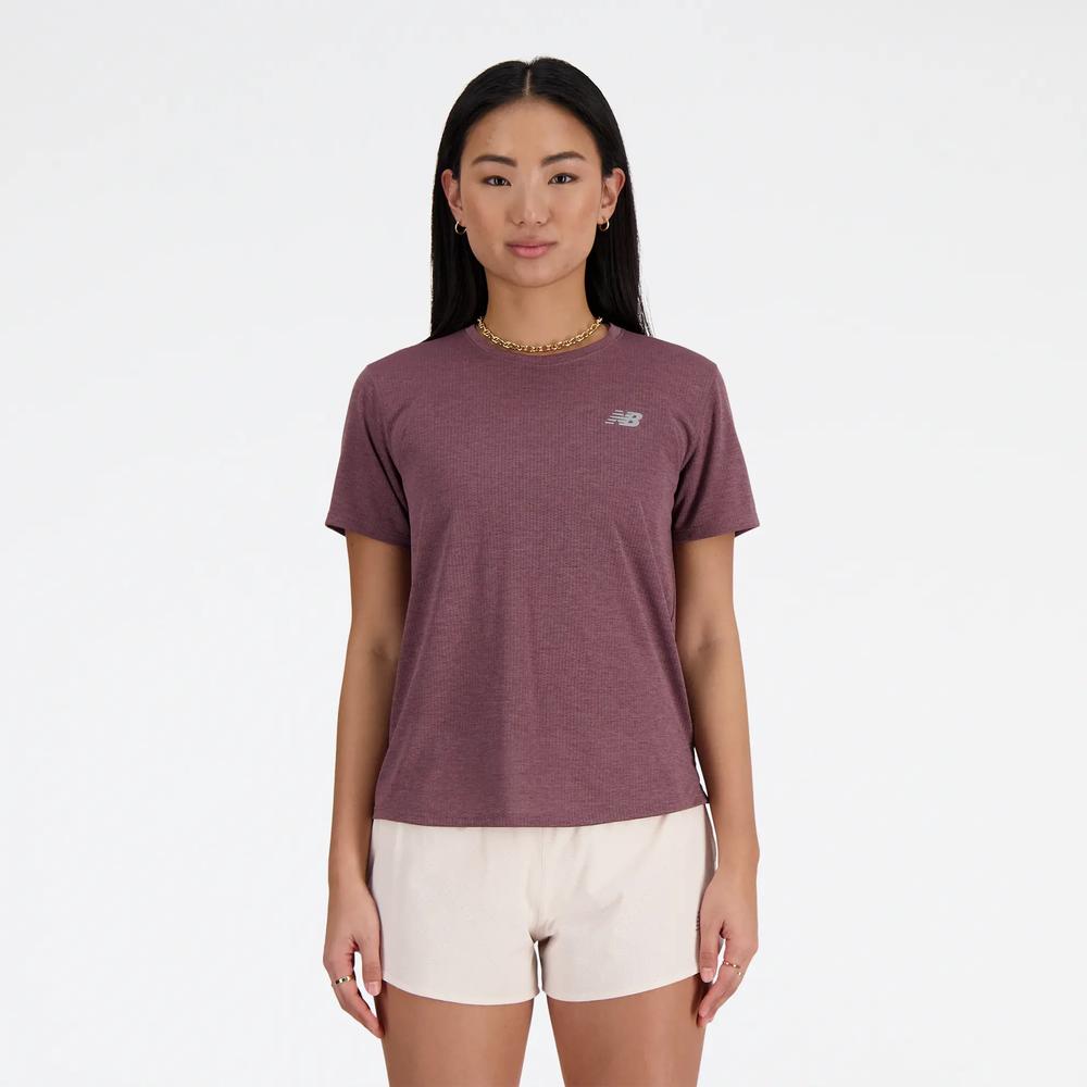 Koszulka New Balance WT41253LRC - fioletowa
