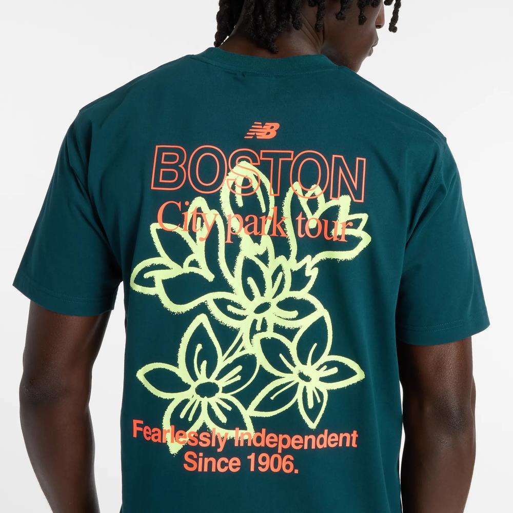 Koszulka męska New Balance MT61T0QMAAV - zielona