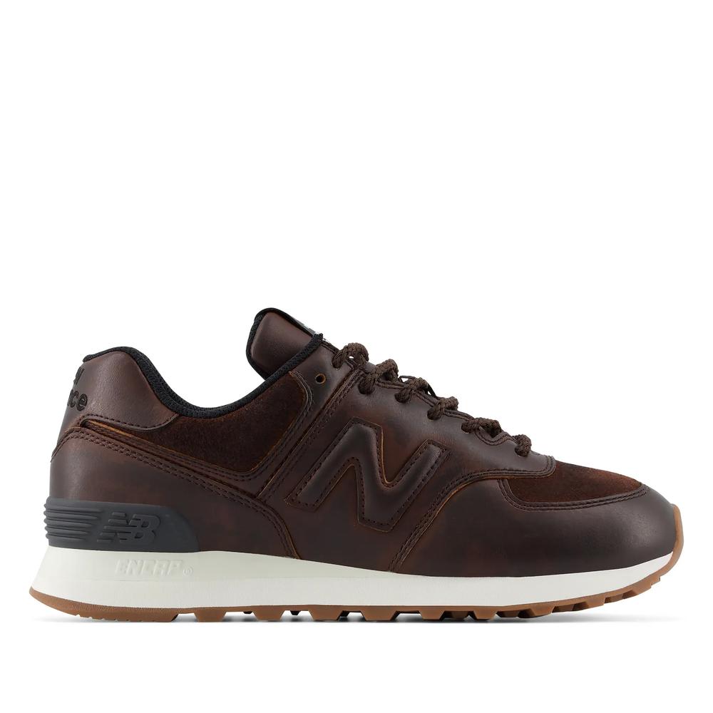 Buty damskie New Balance W574HM - brązowe