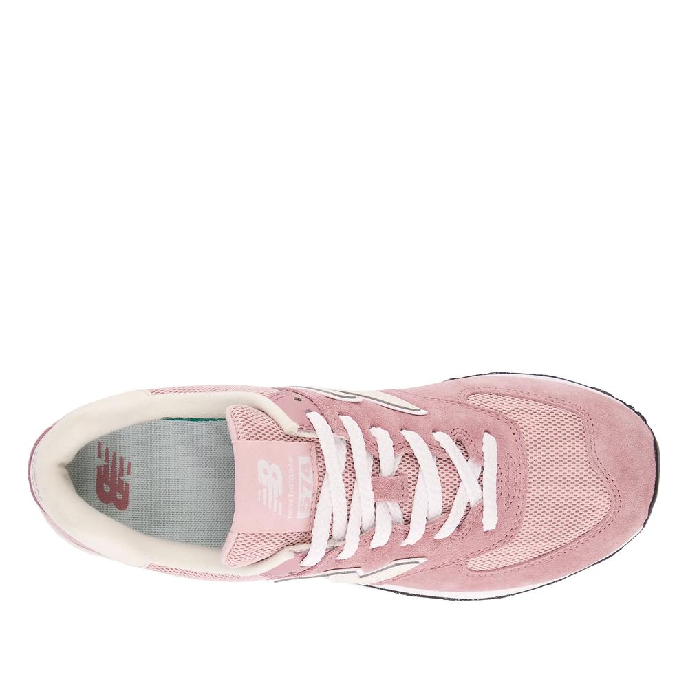 Buty New Balance U574BWE - różowe
