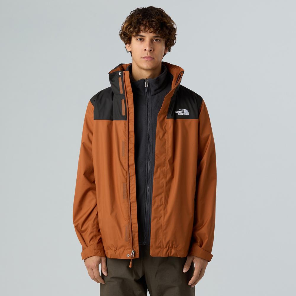 Kurtka męska The North Face Evolve II Triclimate 00CG55E0O1 - brązowa