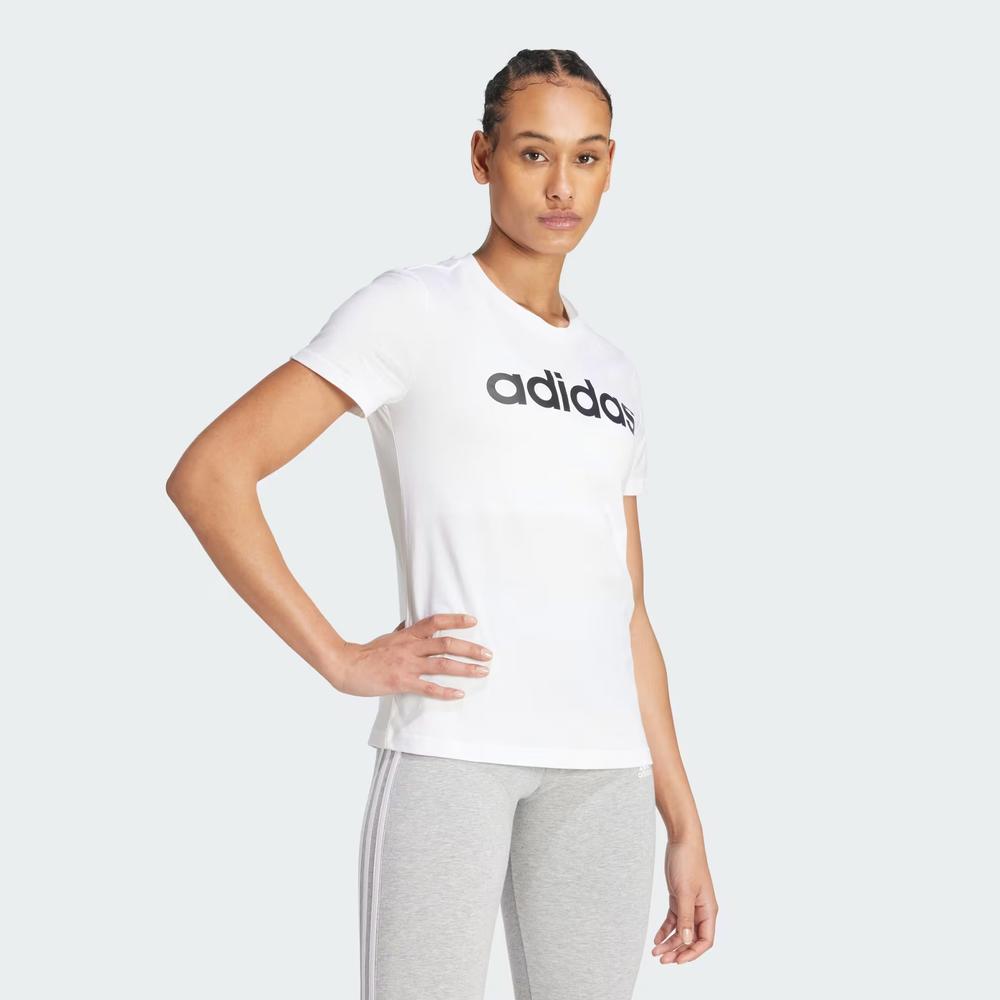 Koszulka adidas Sportswear Loungwear Essentials Slim Logo GL0768 - biała
