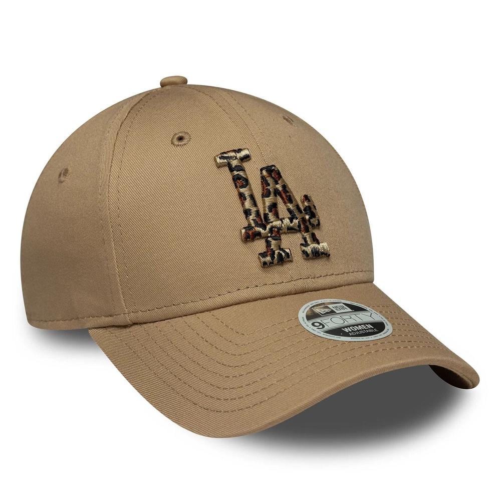 Czapka damska New Era LA Dodgers MLB Animal Infill 9FORTY 60771742 - beżowa