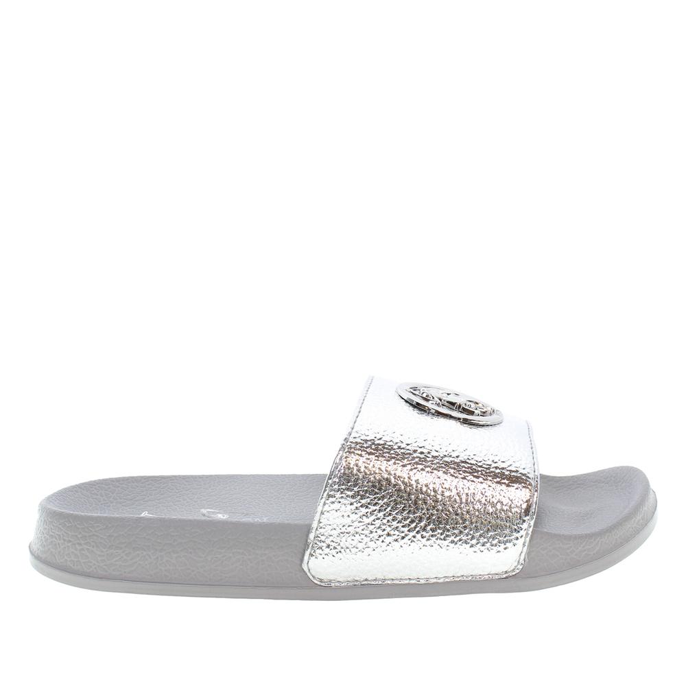 Klapki U.S. Polo Assn. IVY001W/3Y5-SIL - srebrne