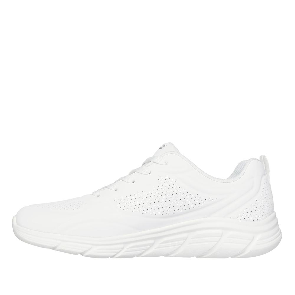 Buty damskie Skechers Bobs Sport B Flex LO Cool Ease 117715W - białe