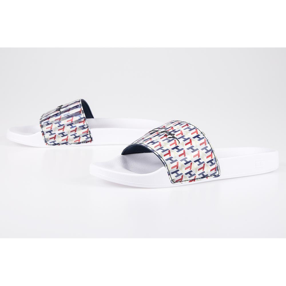 Tommy Hilfiger Monogram Holographic Slides > FW0FW05674-0GY