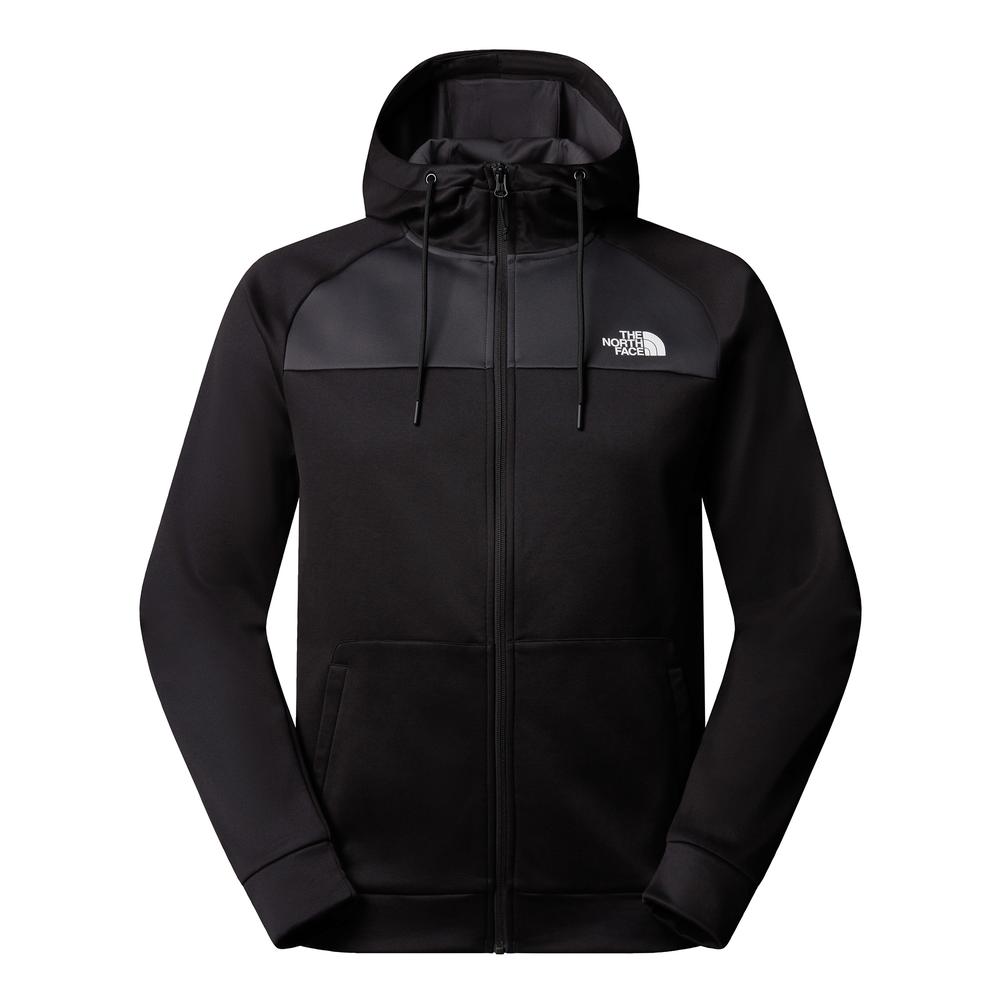 Bluza męska The North Face Reaxion Fleece Full-Zip Hoodie 0A8CNPKT01 - czarna