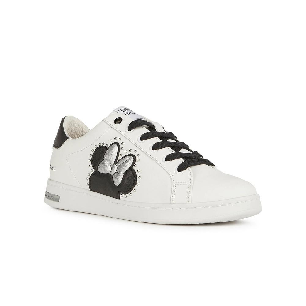 Buty Geox Jaysen D251BF00085C0404 - biało-czarne