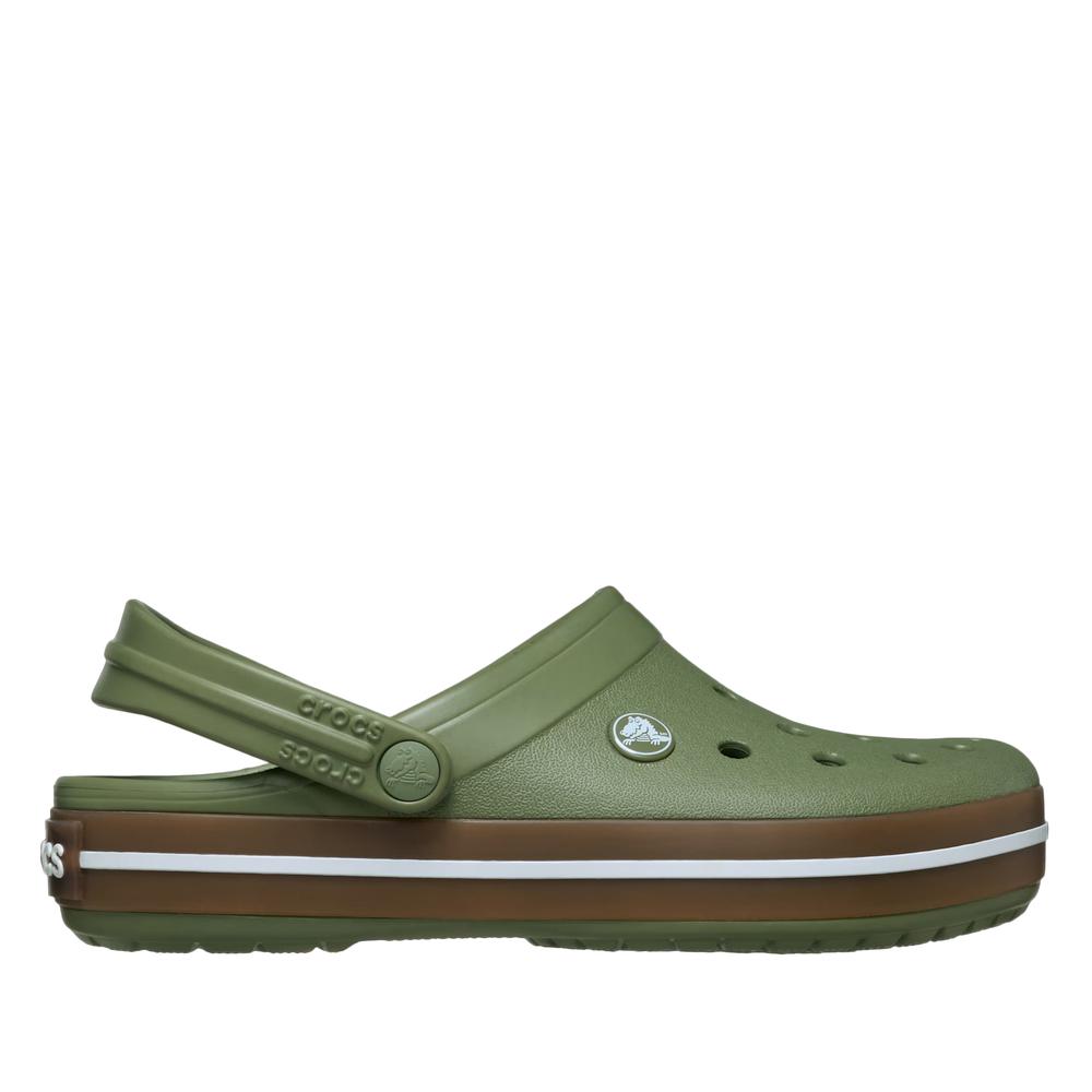 Klapki męskie Crocs Crocband Gum Clog 212756-3BX - zielone