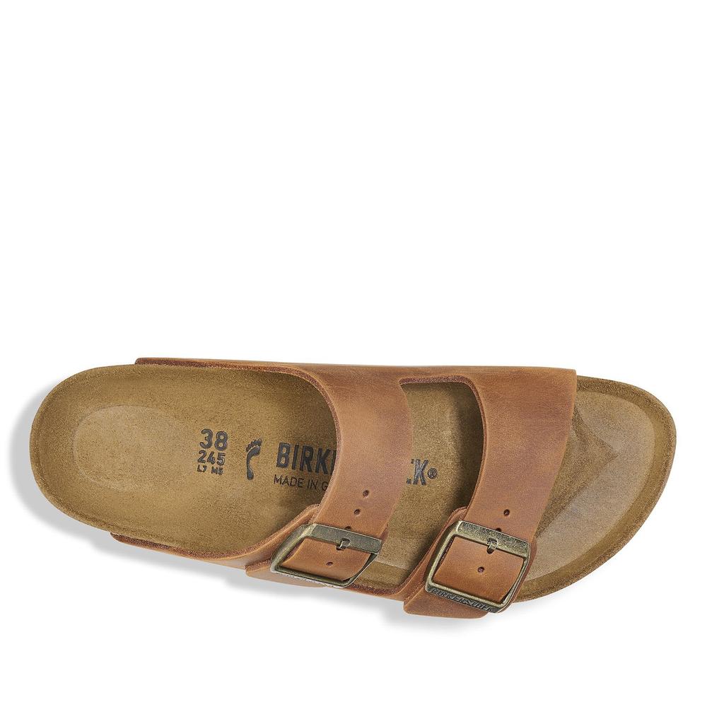 Klapki męskie Birkenstock Arizona 1028272 - brązowe