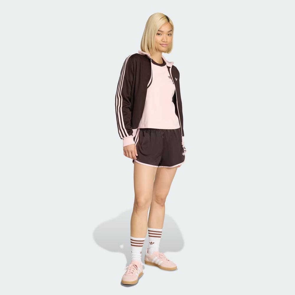 Koszulka damska adidas Originals 3-Stripes Slim KC9016 - różowa