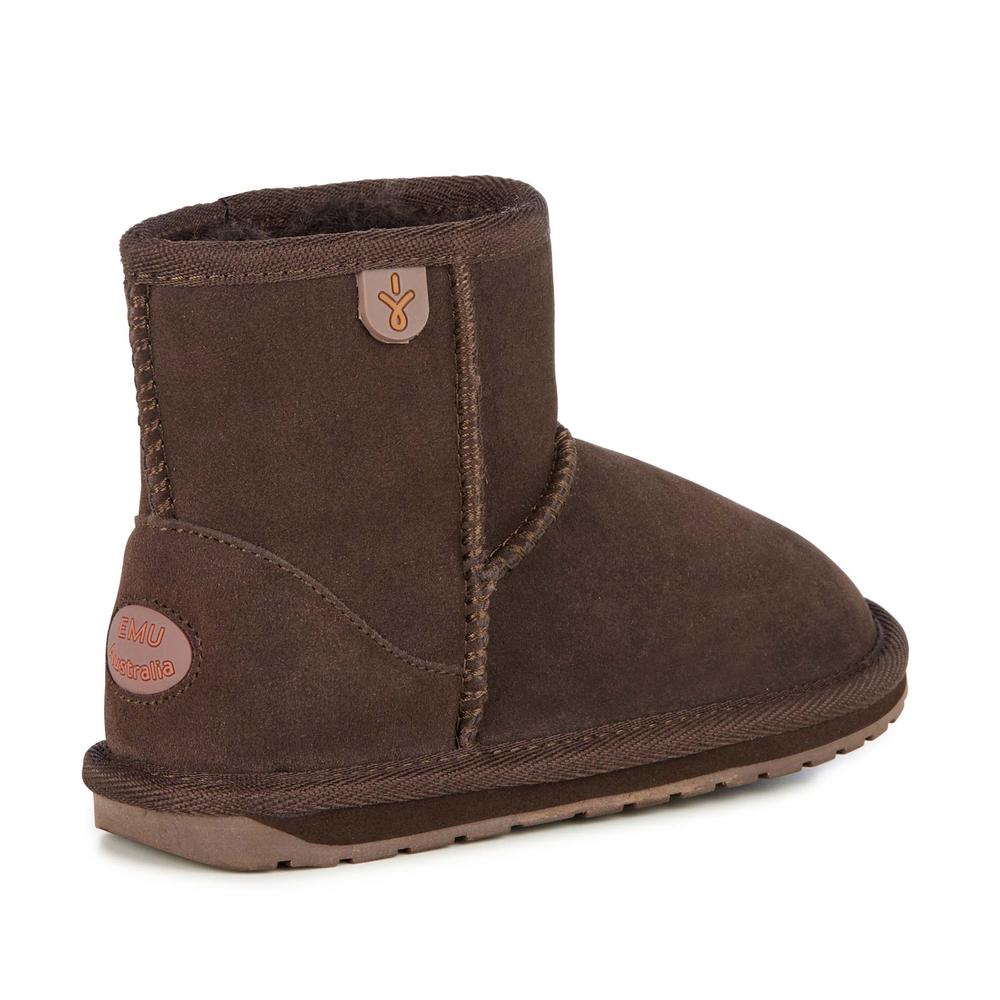 Buty młodzieżowe Emu Australia Wallaby Mini Teens T10103CHOC - brązowe