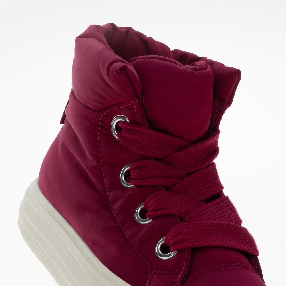 Buty damskie Converse Chuck Taylor All Star Elements Boot A14274C - bordowe