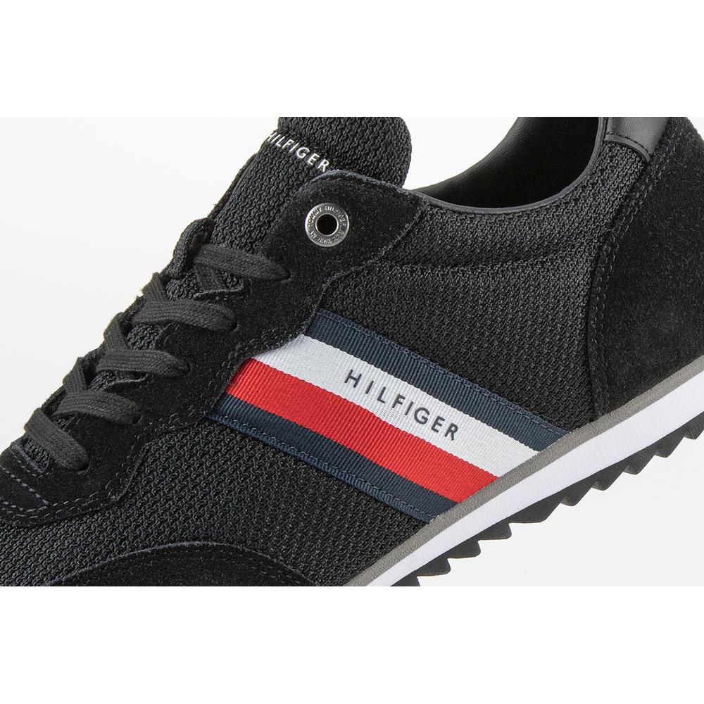 Tommy Hilfiger Essential Mesh Signature Tape Trainers > FM0FM03417-BDS