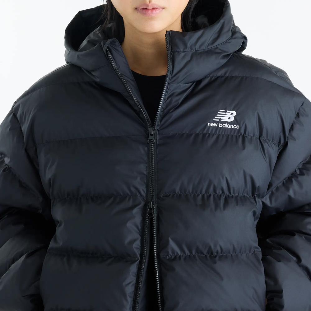 Kurtka damska New Balance Boston Puffer WJ62V5SNBK - czarna