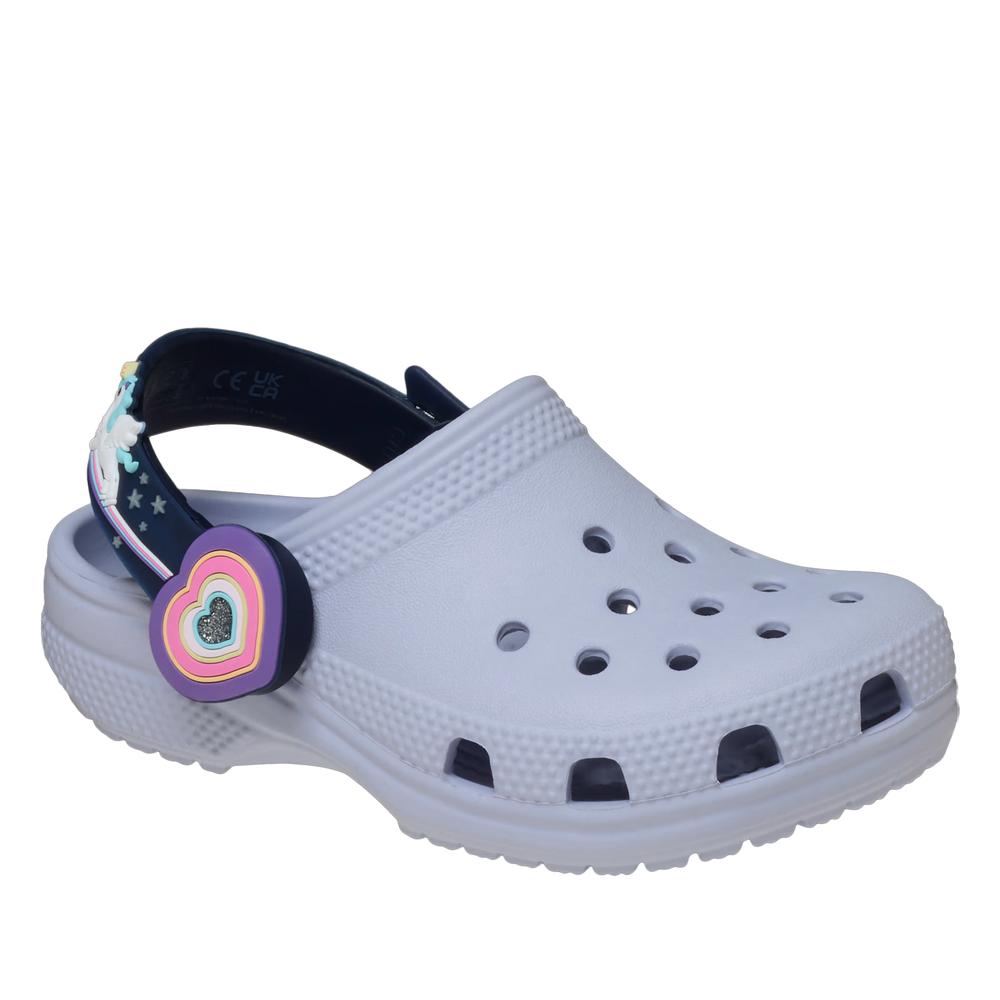 Klapki dziecięce Crocs Imagination Lights Backstrap Clog 211892-5BO - niebieskie