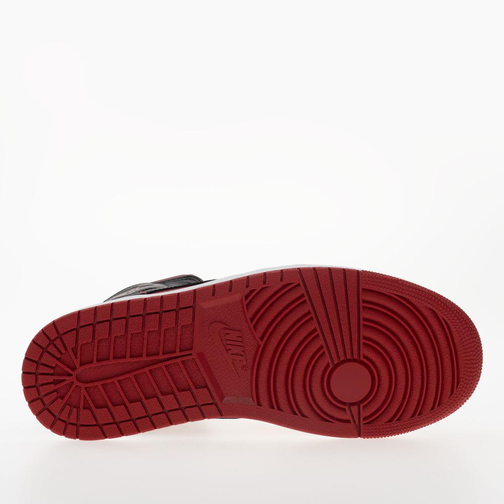 Buty męskie Air Jordan 1 MID 554724-660 - czerwono-czarne