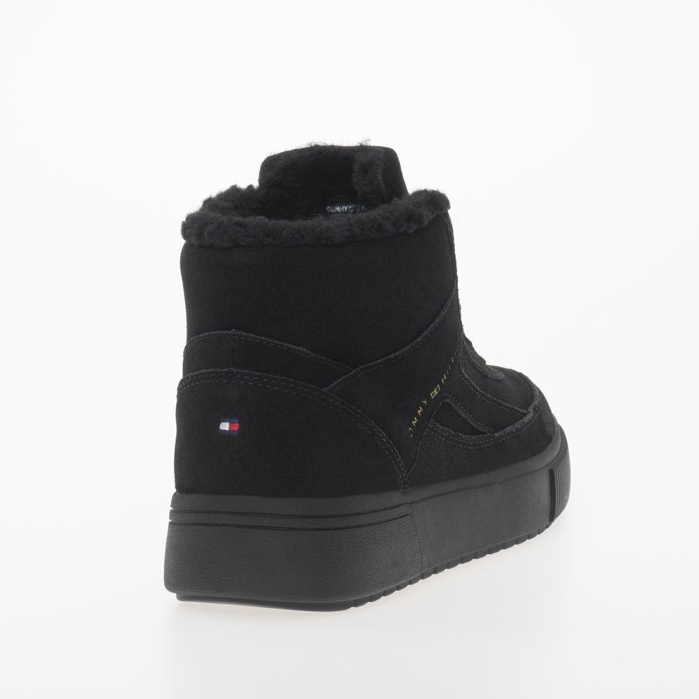 Buty Tommy Hilfiger Suede Vulc Winter Sneaker Hi FW0FW08108-BDS - czarne