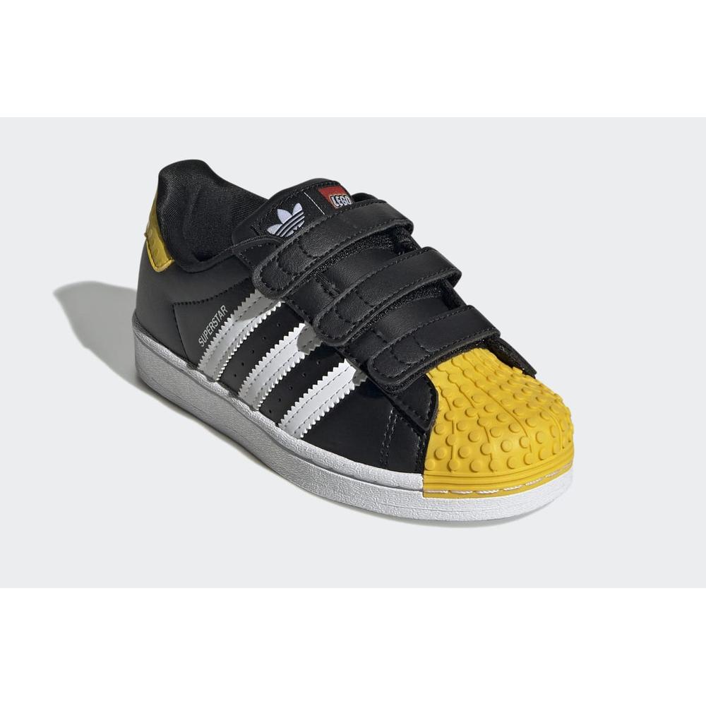 Buty adidas Originals Superstar X Lego GX3383 - czarne