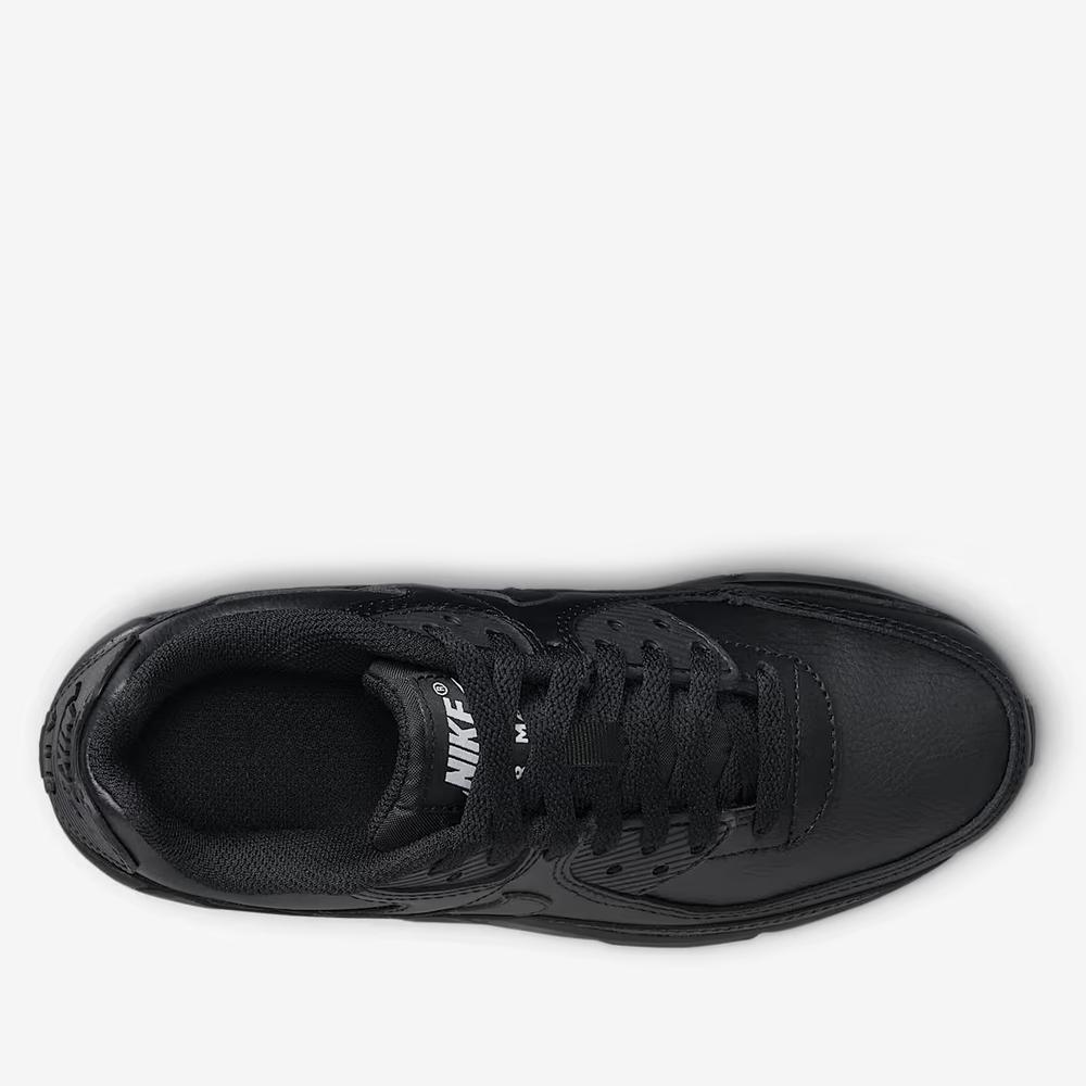 Buty młodzieżowe Nike Air Max 90 Leather CD6864-028 - czarne
