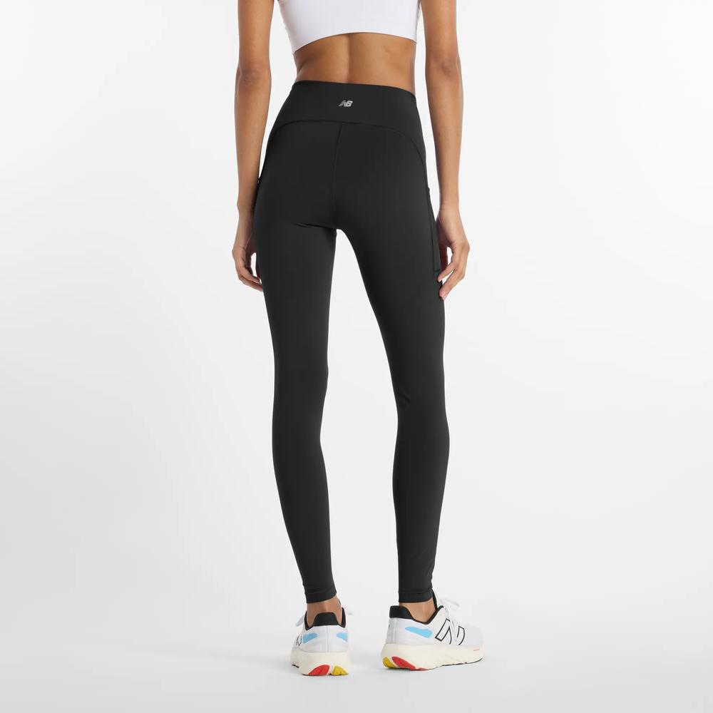 Legginsy damskie New Balance Sleek WP51275BK - czarne