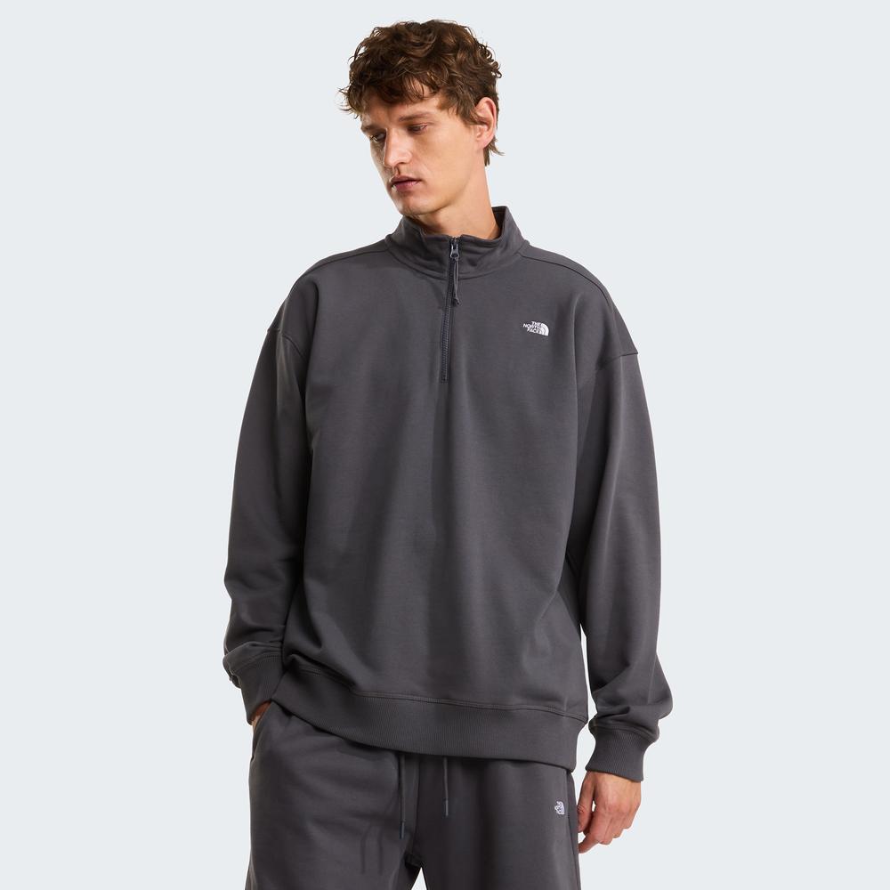 Bluza unisex The North Face 1/4 Essential Light 0A8GQFRHI1 - szara