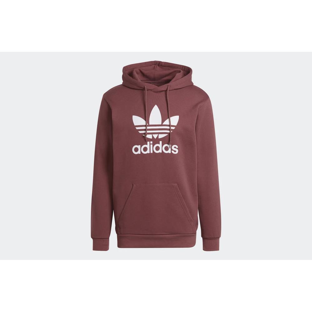 Bluza adidas Originals Adicolor Classics Trefoil Hoodie HE9498 - bordowa
