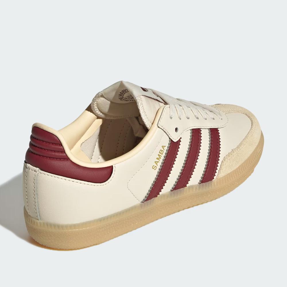 Buty młodzieżowe adidas Originals Samba OG J JQ8554 - beżowe