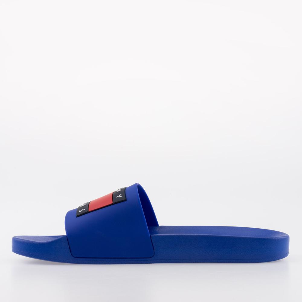 Klapki Tommy Jeans Pool Slide EM0EM01191-C66 - granatowe
