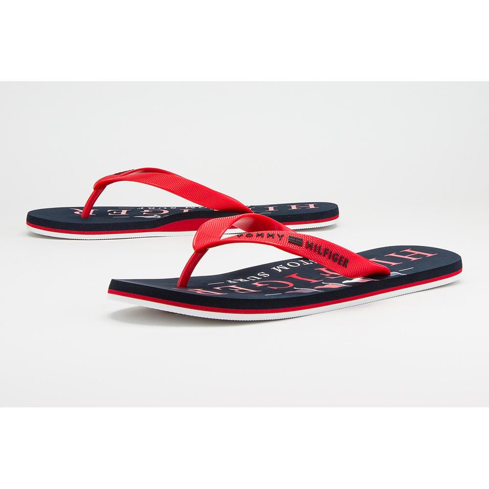 TOMMY HILFIGER NAUTICAL PRINT BEACH SANDAL > FM0FM02699-XLG