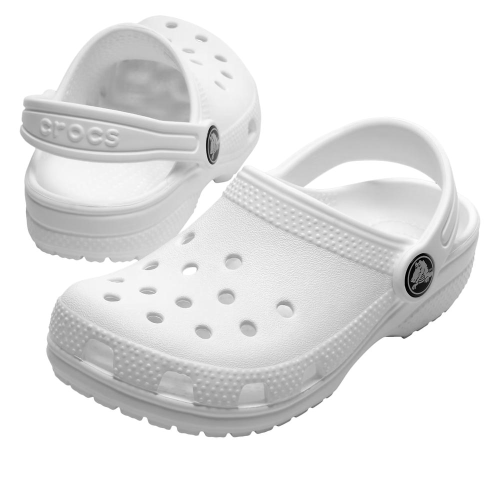 Klapki Crocs Classic Clog 206991-100 - białe