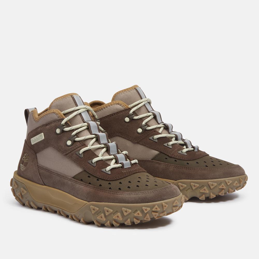 Buty męskie Timberland Greenstride Motion 6 Mid Lace TB0A6CW12421 - brązowe