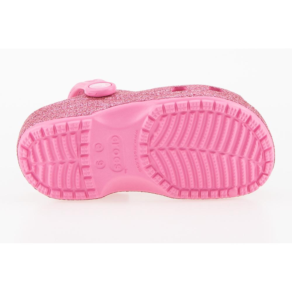 Klapki Crocs Classic Glitter Clog 206992-669 - różowe
