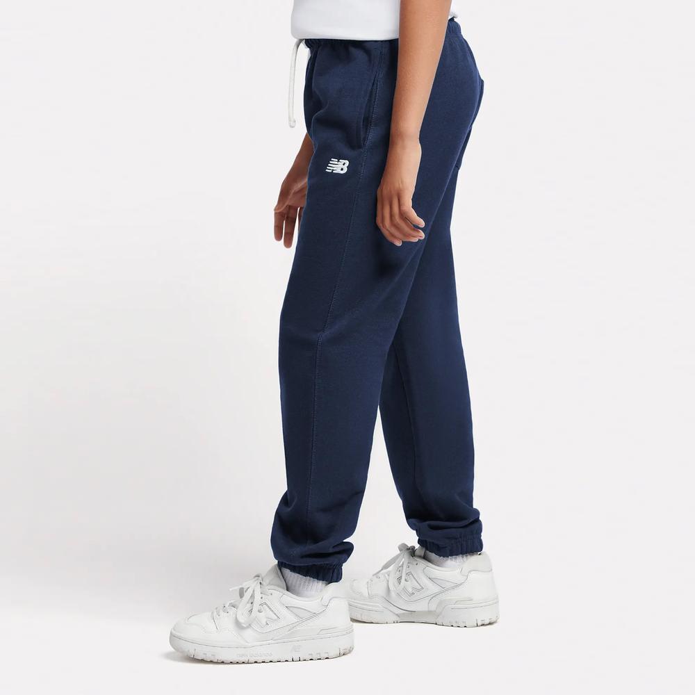 Spodnie dziecięce New Balance LAKB0060NNY - granatowe