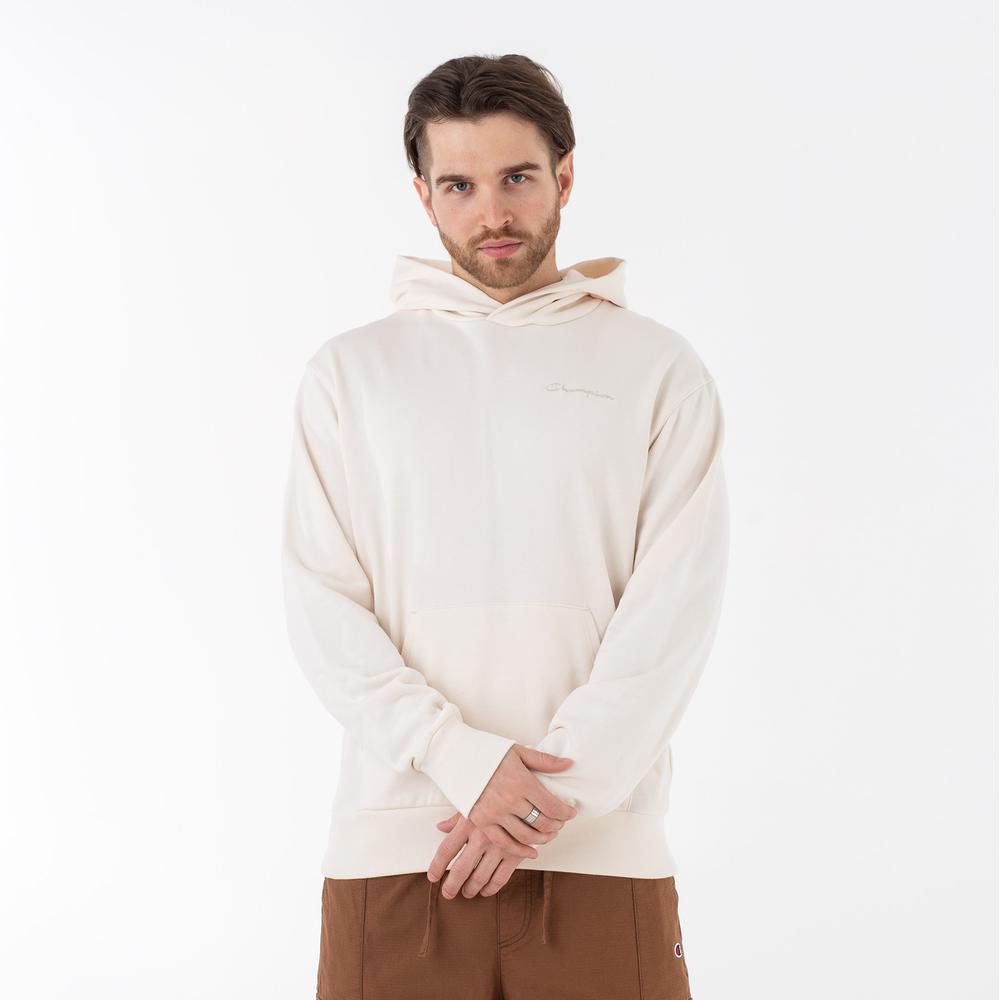 Bluza Champion Eco-Friendly Organic Cotton Hoodie 218926-WW034 - kremowa