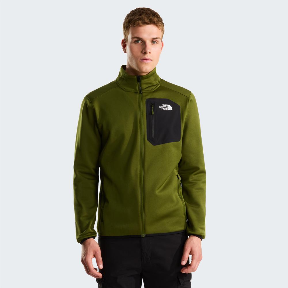 Bluza męska The North Face Crest 0A897CDIW1 - zielona