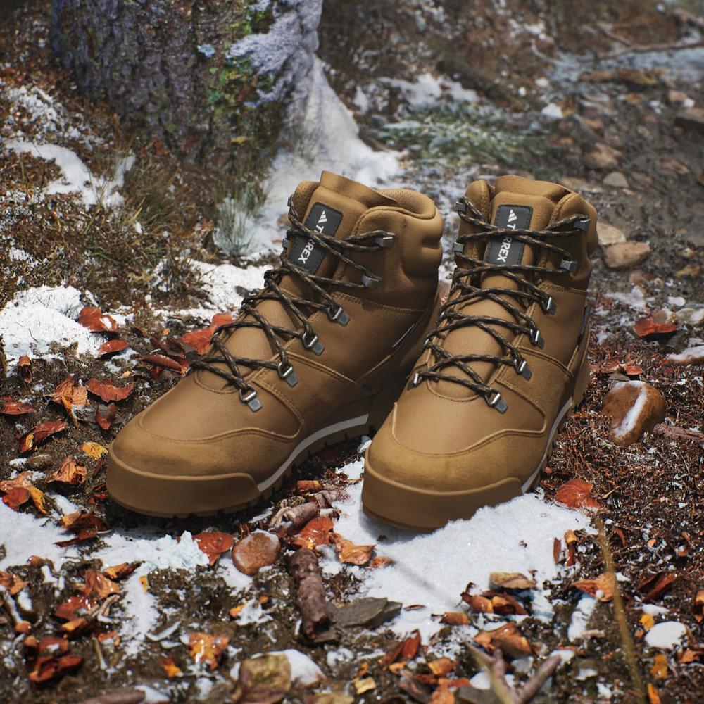 Buty męskie adidas Terrex Snowpitch Cold.Rdy Hiking IH3664 - brązowe