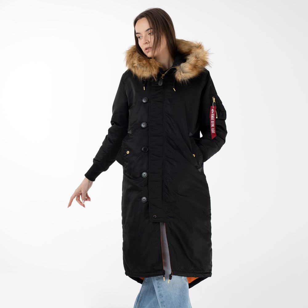 Kurtka Alpha Industries Long Fishtail 198013533 - czarna