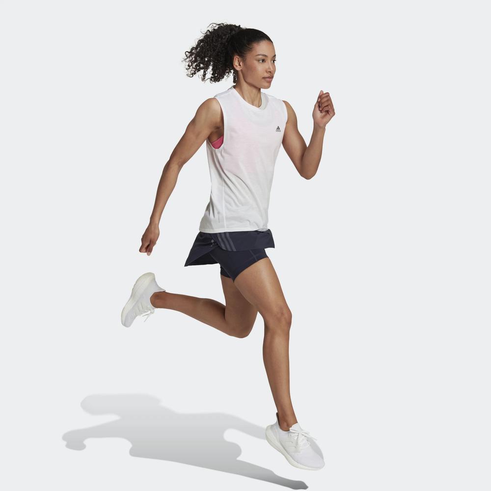 Koszulka adidas Run Icons Muscle Tank HK9117 - biała