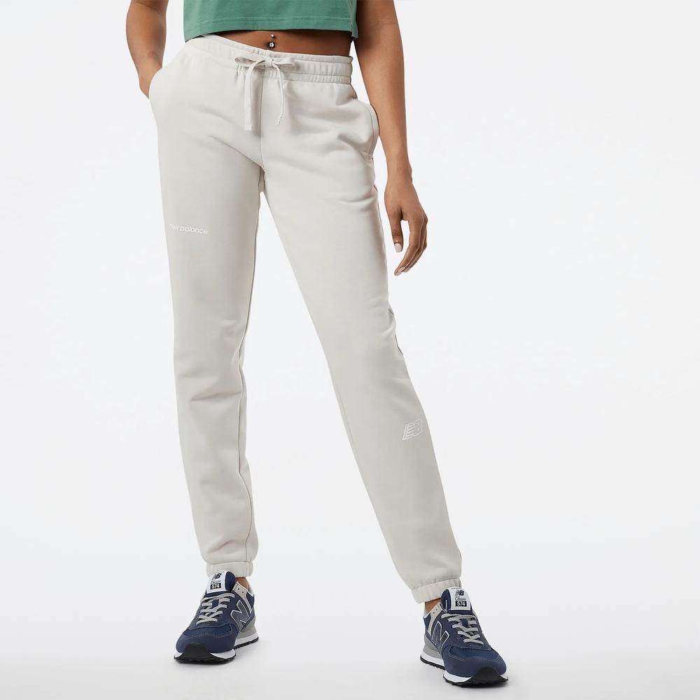 Spodnie New Balance WP23508MBM - szare