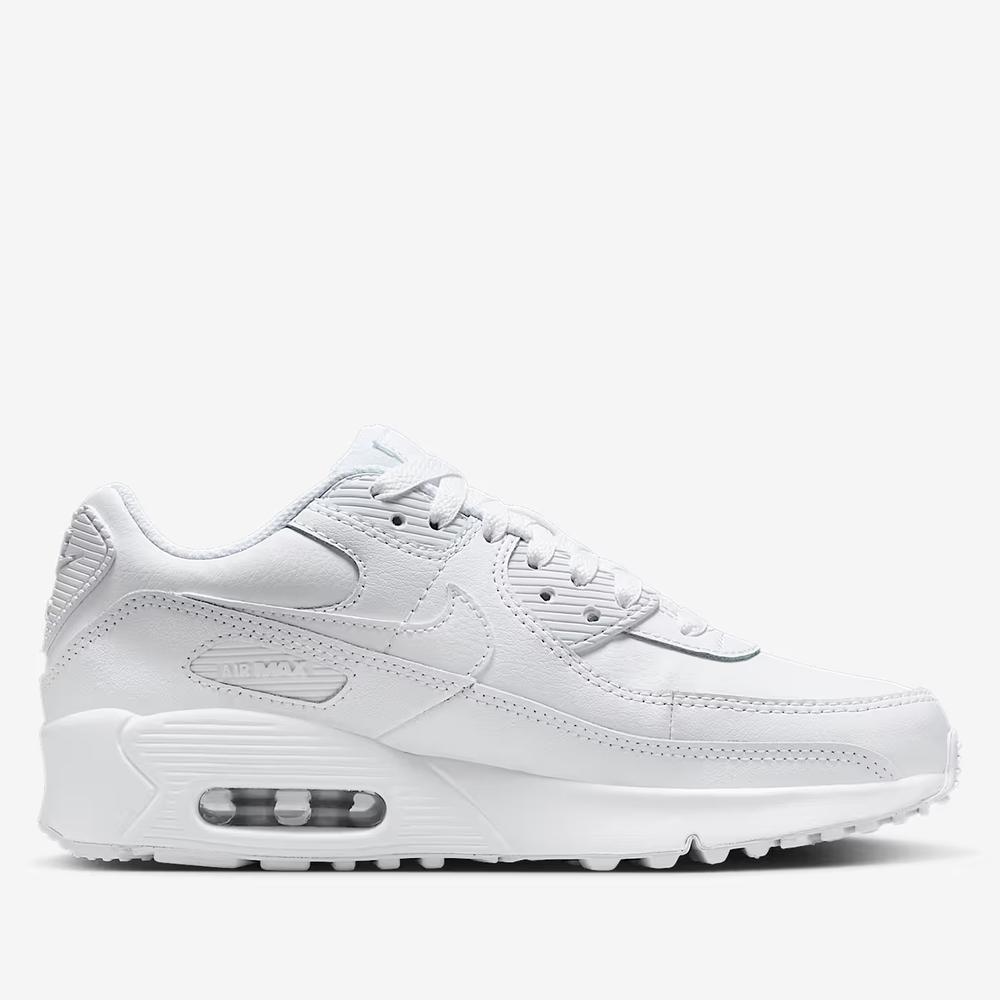 Buty młodzieżowe Nike Air Max 90 HF6358-102 - białe